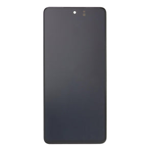 Samsung Galaxy M52 5G M526B Display And Digitizer With Frame Blazing Black SOFT-OLED