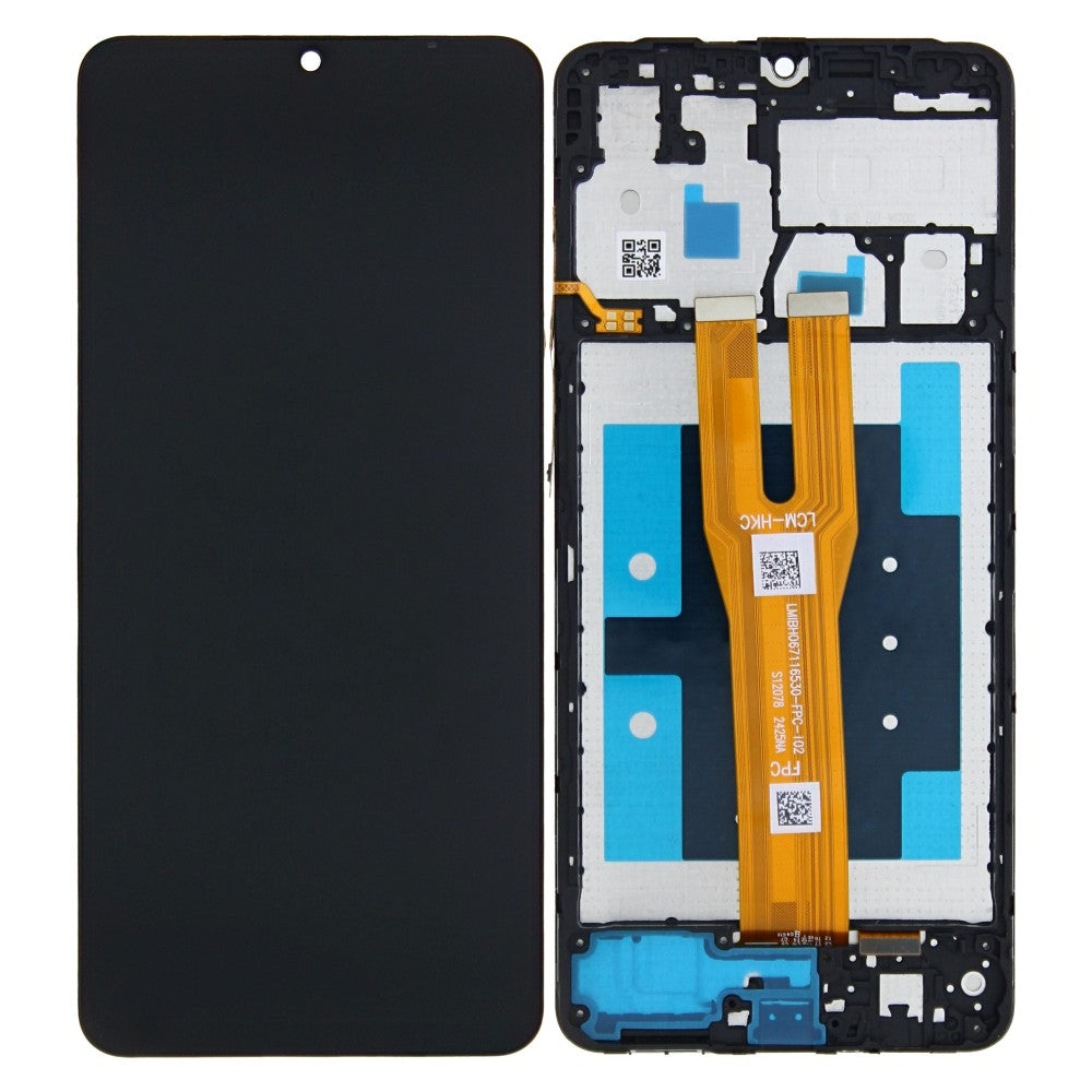 Samsung Galaxy A06 A065F Display And Digitizer With Frame Black SOFT-OLED