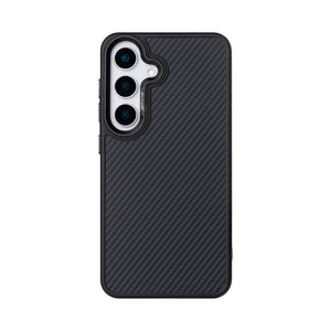 Rixus Mag Carbon With MagSafe For Samsung Galaxy S25 Plus S936B Titanium Black
