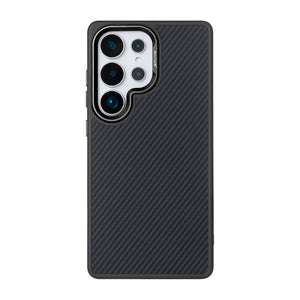 Rixus Mag Carbon With MagSafe For Samsung Galaxy S25 Ultra S938B Titanium Black