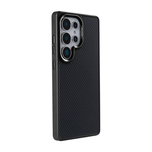 Rixus Mag Carbon With MagSafe For Samsung Galaxy S25 Ultra S938B Titanium Black