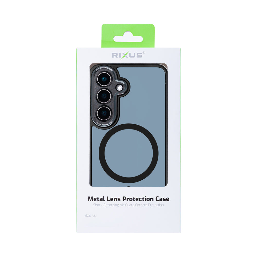 Rixus Classic 04 Case With MagSafe For Samsung Galaxy S25 Plus S936B Black