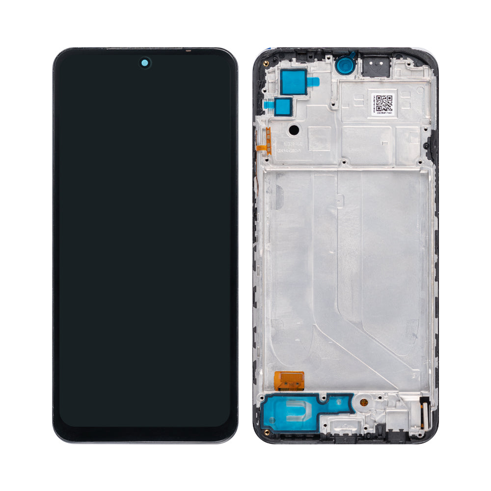 Xiaomi Redmi Note 10S (M2101K7BG), Redmi Note 10 4G (M2101K7AI) Display And Digitizer With Frame Onyx Gray Soft-OLED
