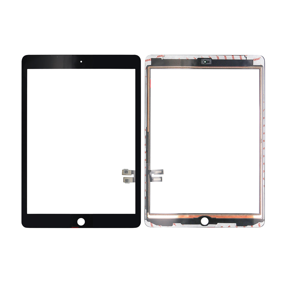 For iPad 7 (2019), iPad 8 (2020) 10.2" Digitizer Black Pulled