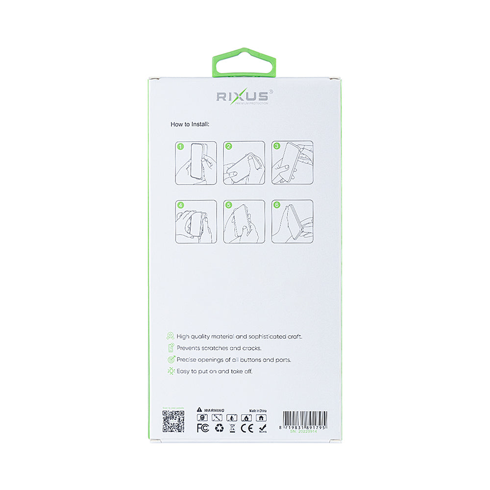 Rixus Anti-Burst Case For Samsung Galaxy A56 A566B Transparent