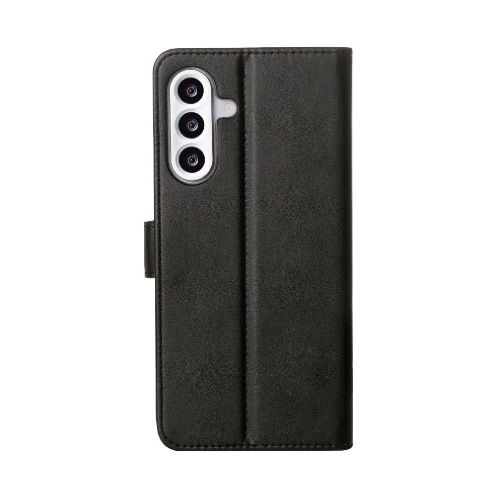 Rixus Bookcase For Samsung Galaxy A56 A566B Black