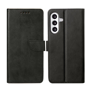 Rixus Bookcase For Samsung Galaxy A56 A566B Black