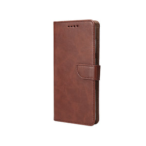 Rixus Bookcase For Samsung Galaxy A56 A566B Brown