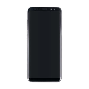 Samsung Galaxy S8 G950F Display And Digitizer With Frame Midnight Black Pulled