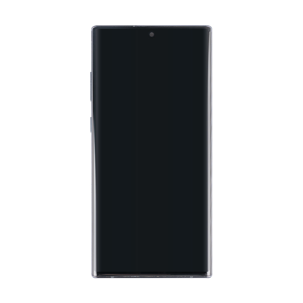 Samsung Galaxy Note 10 Plus N975F, Note 10 Plus 5G N976F Display And Digitizer With Frame Aura Black Pulled