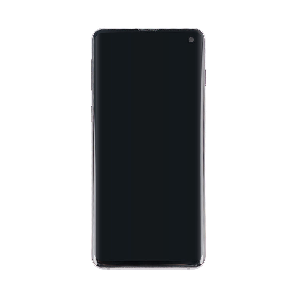 Samsung Galaxy S10 G973F Display And Digitizer With Frame Prism Black Pulled