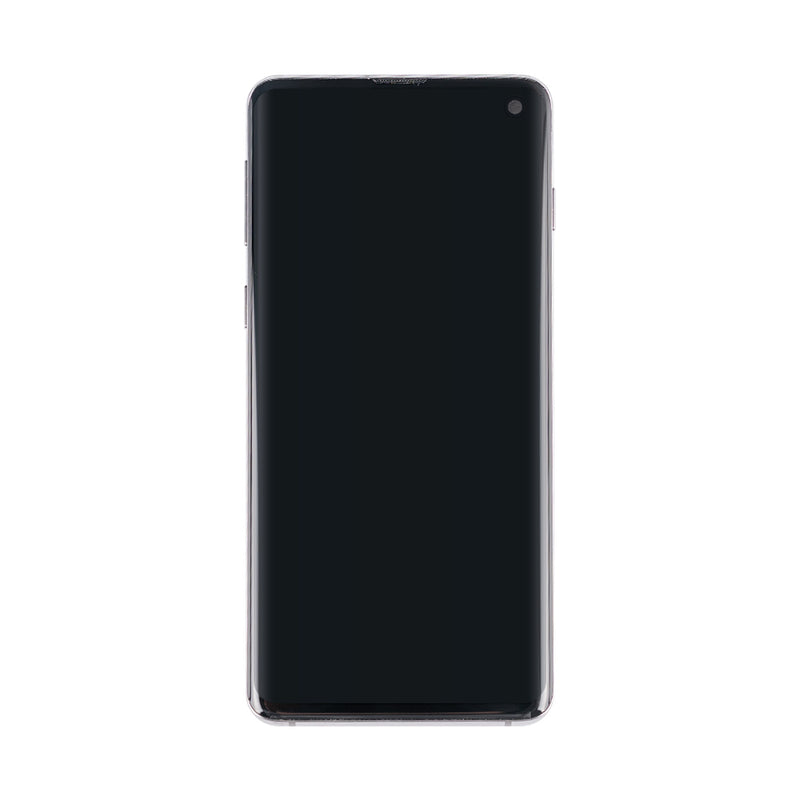 Samsung Galaxy S10 G973F Display And Digitizer With Frame Prism Black Pulled