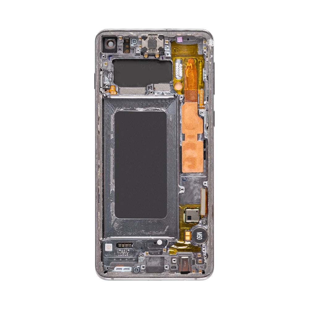 Samsung Galaxy S10 G973F Display And Digitizer With Frame Prism Black Pulled