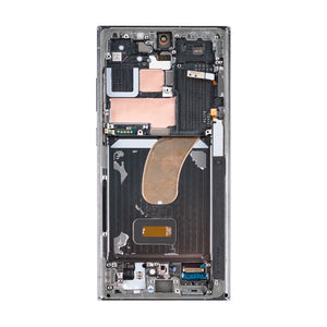 Samsung Galaxy S23 Ultra S918B Display And Digitizer With Frame Green Pulled