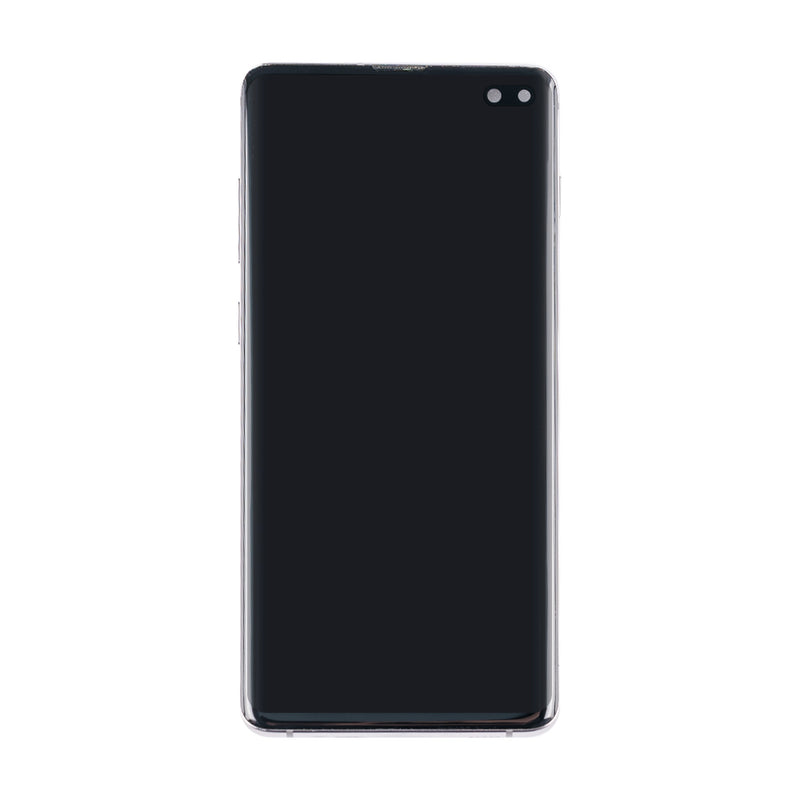 Samsung Galaxy S10 Plus G975F Display And Digitizer With Frame Prism Black Pulled