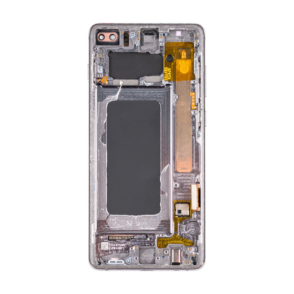 Samsung Galaxy S10 Plus G975F Display And Digitizer With Frame Prism Black Pulled