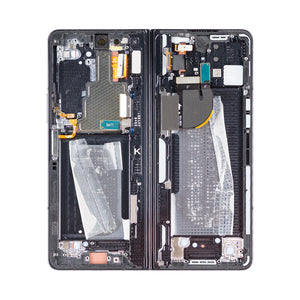 Samsung Galaxy Z Fold5 F946B Display And Digitizer With Frame Phantom Black Pulled