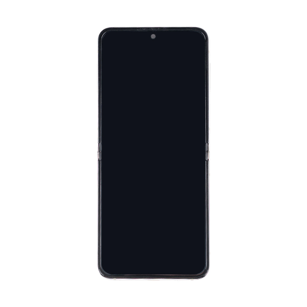 Samsung Galaxy Z Flip5 F731B Display And Digitizer With Frame Cream Pulled