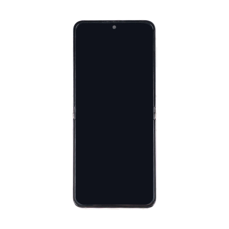 Samsung Galaxy Z Flip5 F731B Display And Digitizer With Frame Cream Pulled