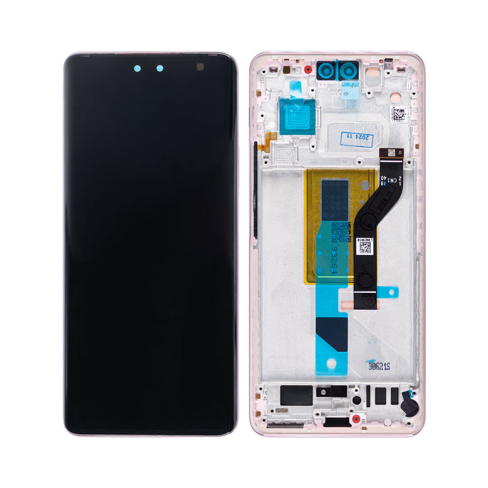 Xiaomi 13 Lite Display And Digitizer With Frame Lite Pink OEM