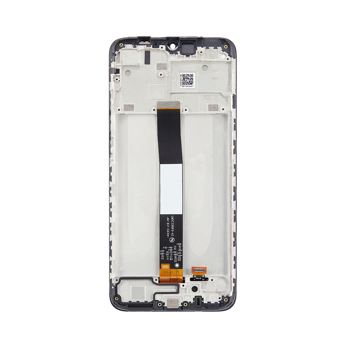 Xiaomi Redmi 9A, 9C Display And Digitizer Wtih Frame Carbon Black Service Pack