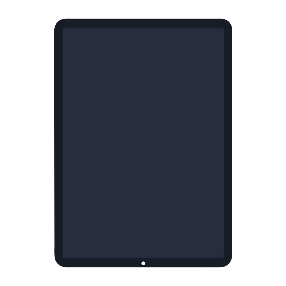 For Apple iPad Air 5 (2022) A2589/A2591 Wifi And 4G Version Displ/Digit Complete Black Pulled