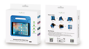 Rixus RXTC06 For iPad 2/3/4/9.7" Tablet Kids Case Blue