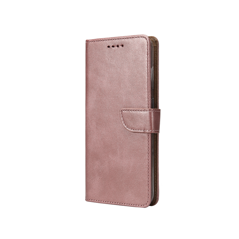 Rixus Bookcase For Samsung Galaxy S24, S25 Pink