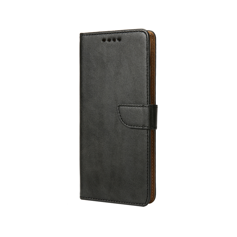 Rixus Bookcase For Samsung Galaxy S24, S25 Black
