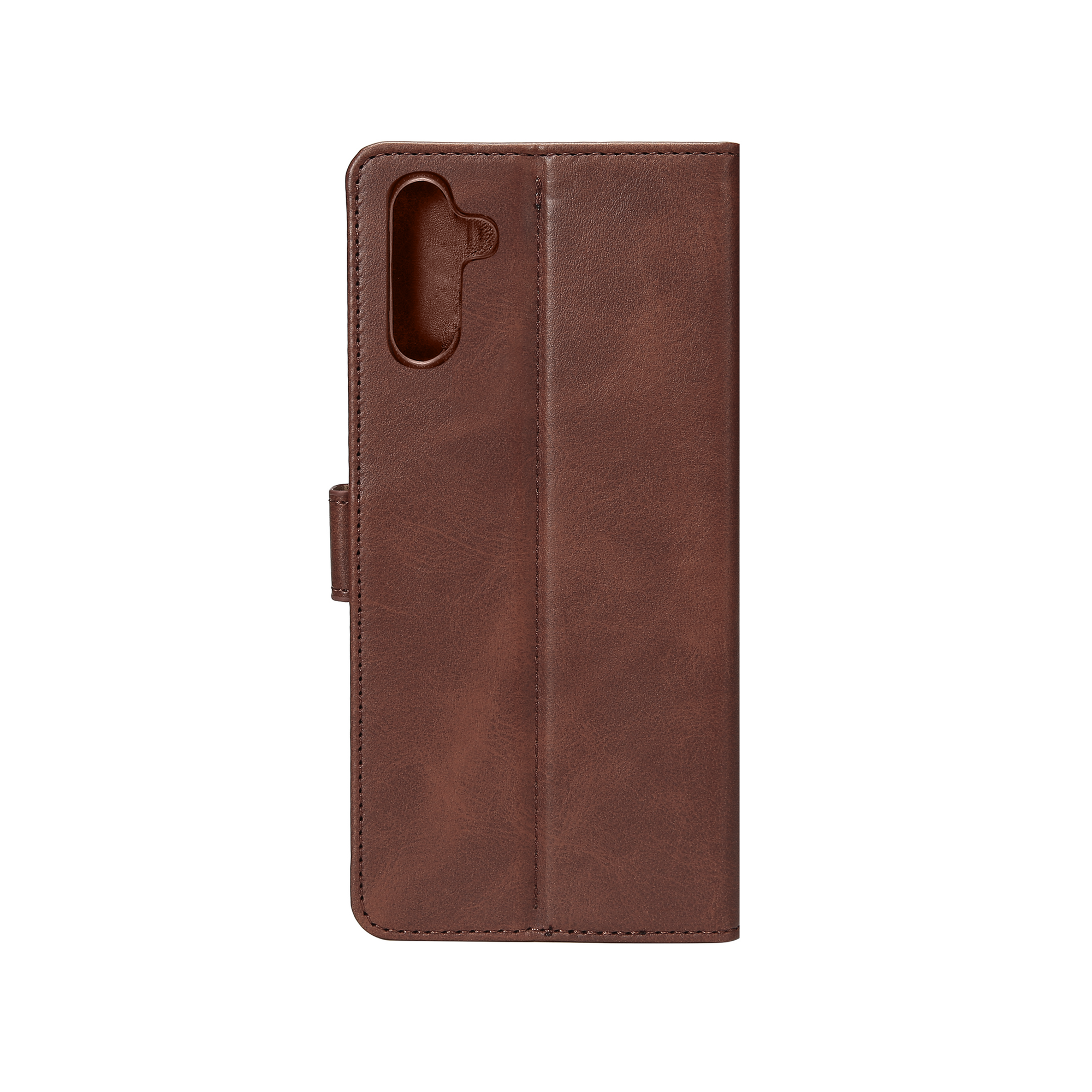 Rixus Bookcase For Samsung Galaxy S24, S25 Brown