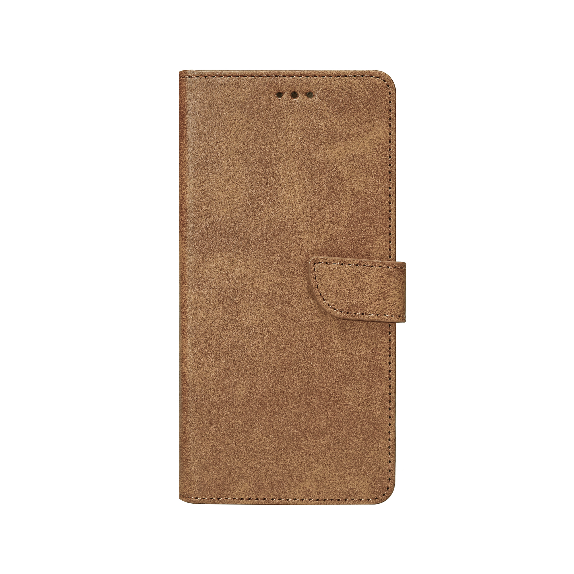 Rixus Bookcase For Samsung Galaxy S24, S25 Light Brown