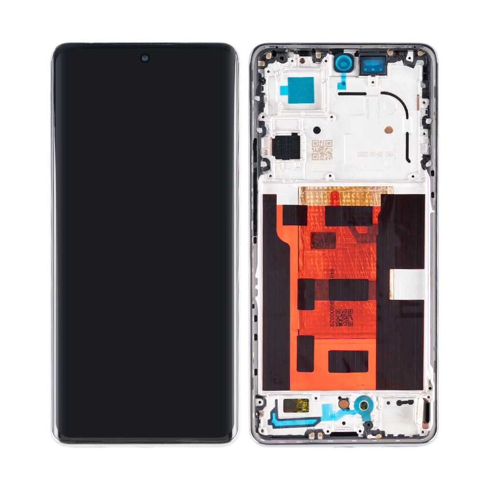 Oppo Reno 10 Pro CPH2525 Display And Digitizer With Frame Silvery Grey OEM