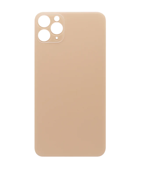 For iPhone 11 Pro Max Extra Glass Gold (Enlarged camera frame)