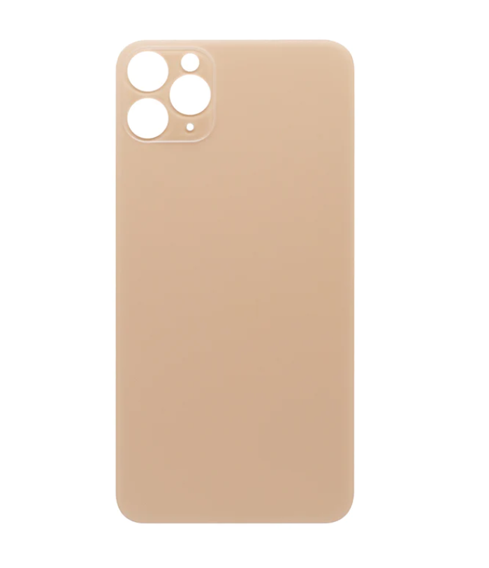 For iPhone 11 Pro Max Extra Glass Gold (Enlarged camera frame)
