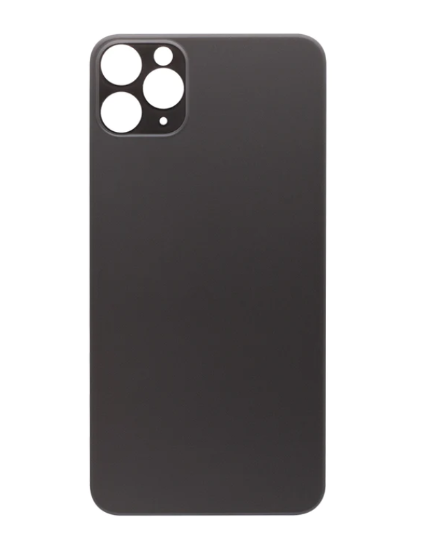 For iPhone 11 Pro Max Extra Glass Black (Enlarged camera frame)