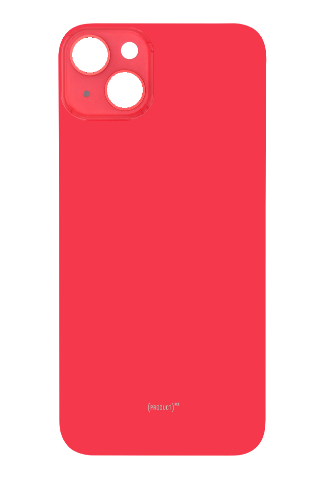 For iPhone 14 Plus Extra Glass Red (Enlarged Camera Frame)
