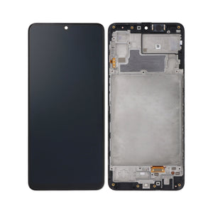 Samsung Galaxy M22 M225F Display And Digitizer With Frame Black Soft-OLED