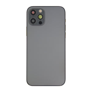 For iPhone 12 Pro Complete Housing incl. All Small Parts Without Battery & Back Camera (Graphite)