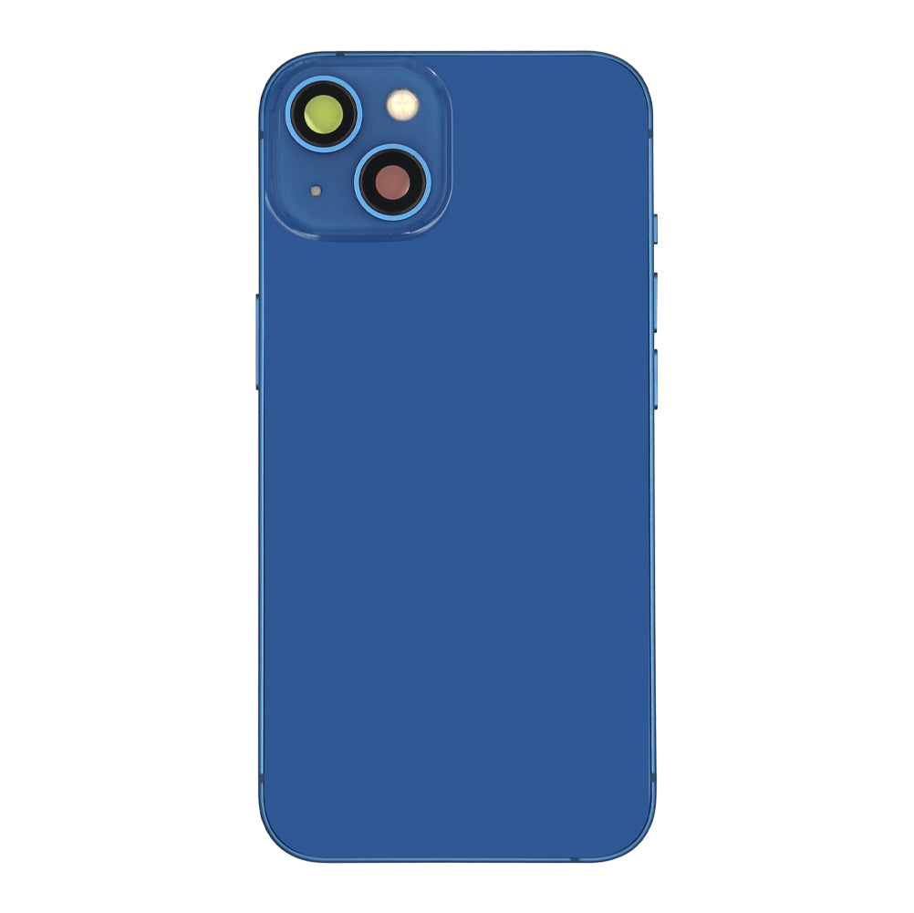 For iPhone 13 Complete Housing incl. All Small Parts Without Battery & Back Camera Blue