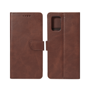 Rixus Bookcase For Samsung Galaxy A72 A725F Brown