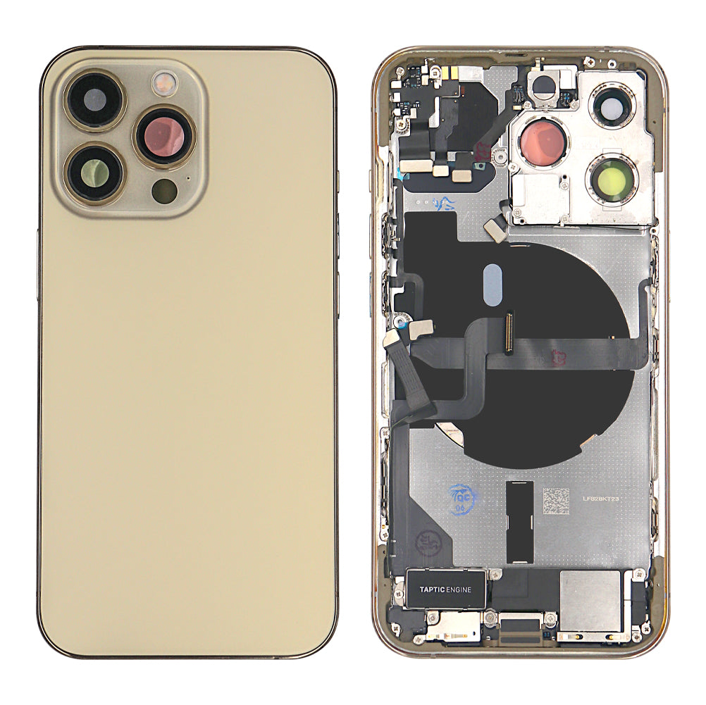 For iPhone 13 Pro Complete Housing incl. All Small Parts Without Battery & Back Camera Gold