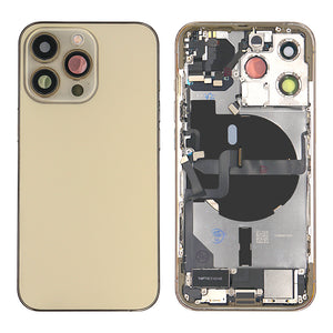 For iPhone 13 Pro Complete Housing incl. All Small Parts Without Battery & Back Camera Gold