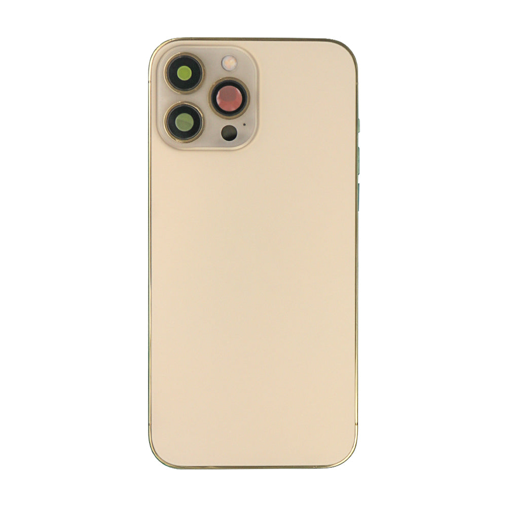 For iPhone 13 Pro Max Complete Housing incl. All Small Parts Without Battery & Back Cam Gold