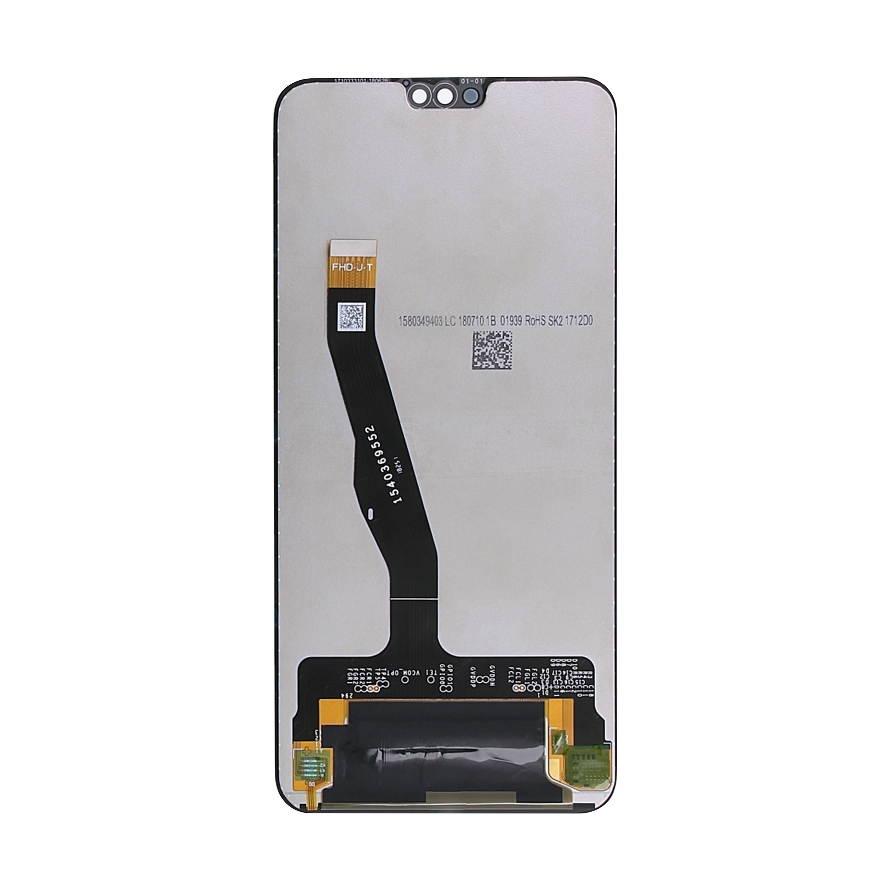 Huawei Honor 8X Display And Digitizer Without Frame Black OEM