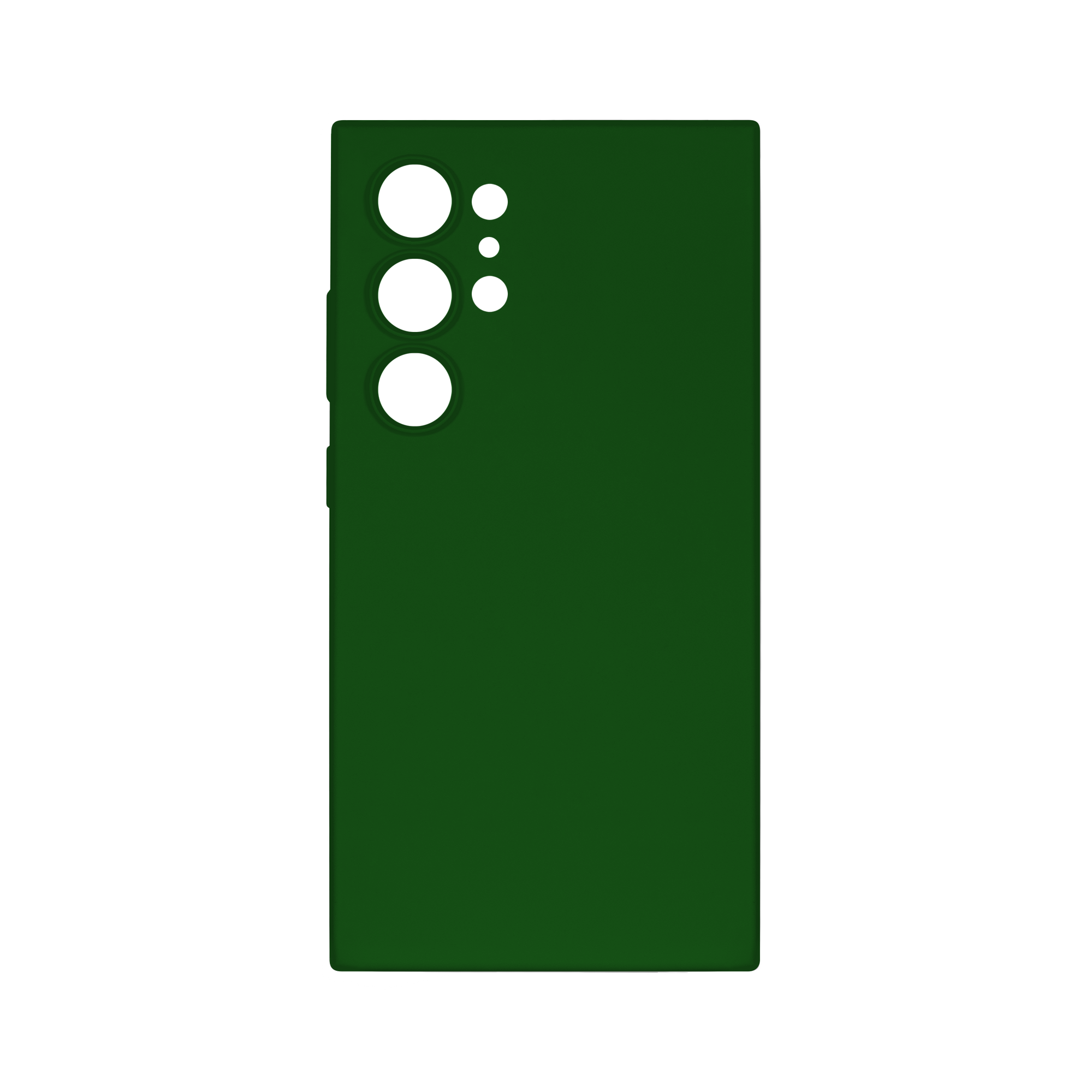 Rixus For Samsung Galaxy S24 Ultra 5G S928B Soft TPU Phone Case Dark With MagSafe Green