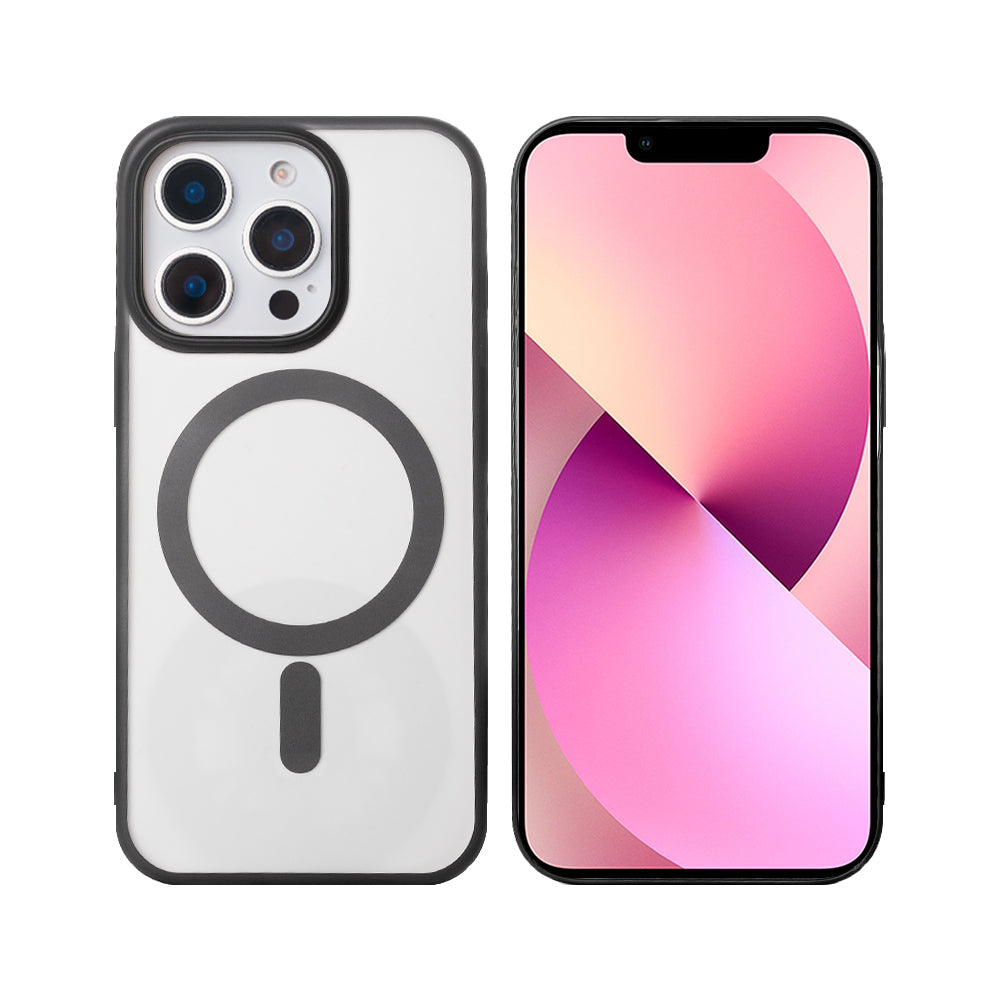 Rixus Instinct Mag Case For iPhone 12 Pro Max Black